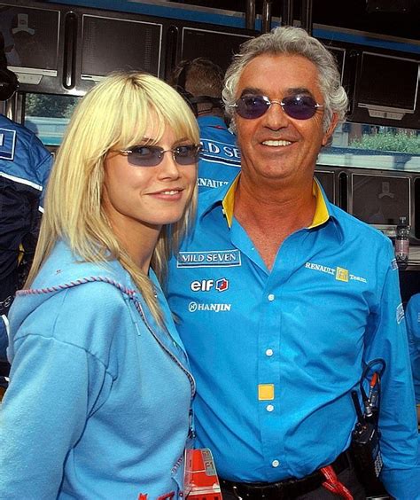 Heidi Klum is seen with her billionaire businessman ex Flavio Briatore ...