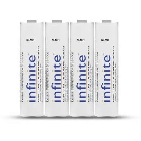 ENVIE INFINITE RECHARGEABLE NI MH BATTERIES AA 4 2100MAH At Rs 750