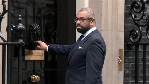 James Cleverly Enters Downing Street After Suella Braverman Sacked As