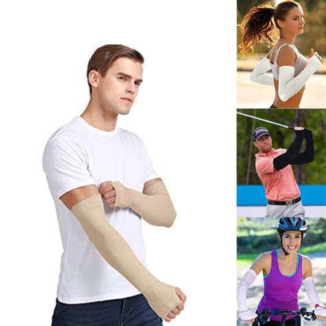 Uv Protection Sun Sleeves Cooling Arm Sleeves For Sun Protection