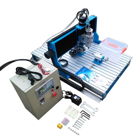 LY CNC 6040 2200w 4 Axis Metal Engraving Machine Linear Guide Offline