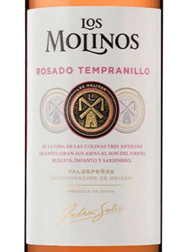 F Lix Sol S Los Molinos Valdepe As Rosado Tempranillo Vivino Espa A