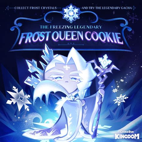 Pin By Yaayklee On Frost Queen Cookie Run Frozen Queen Cookies