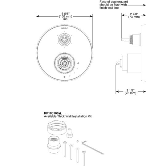 Odin® Pressure Balance Valve With Integrated 6 Function Diverter Trim Less Handles