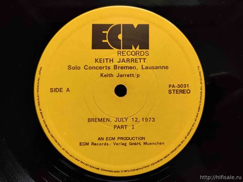 Hi Fi Hi End Keith Jarrett