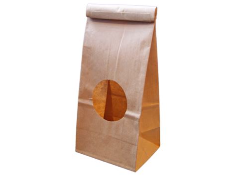 Sachet Kraft Avec Fen Tre Ronde Chocolat Chocolat Inc