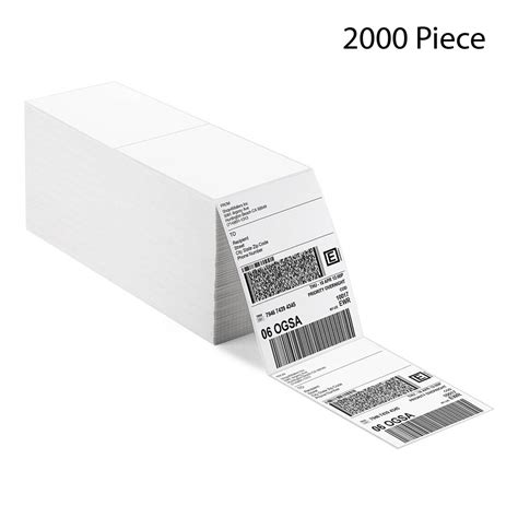 4x6 Perforated Perfection Fanfold Direct Thermal Shipping Labels Bulk