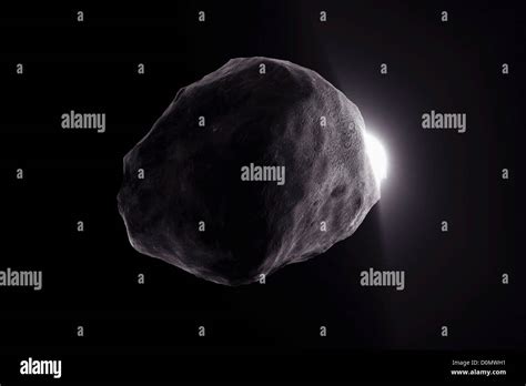 Diagram showing asteroid in orbit hi-res stock photography and images ...