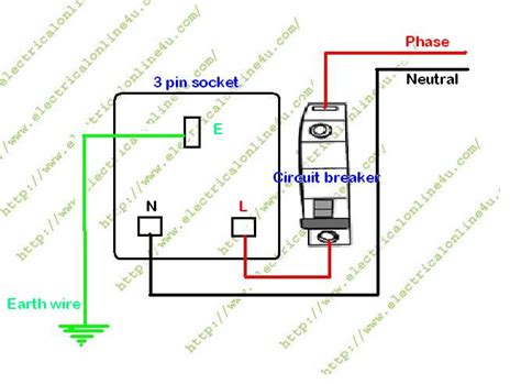 3 Pin Socket Circuit Diagram Plug Wires Cable Plugs Diagram