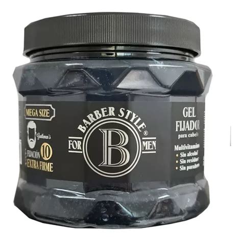 Gel Fijacion Extra Firme Barber Style 1 Kg Sin Parabenos MercadoLibre