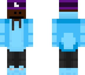 steve in blue hoodie | Minecraft Skins