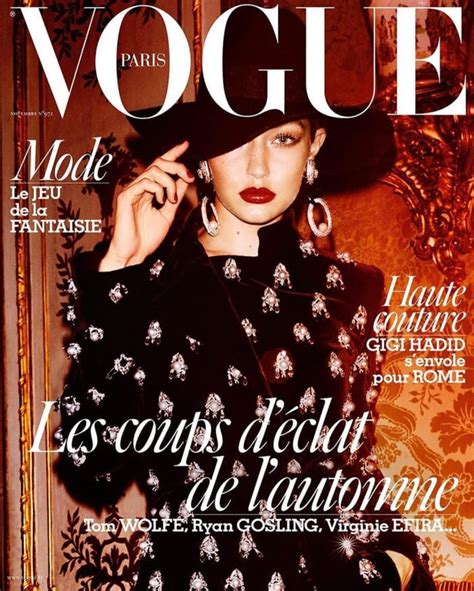 Gigi Hadid Nabs Second Vogue Paris Cover Of 2016 Fashionista