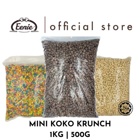 Mini Koko Krunch Chocolate Mini Rainbow Crunch White Crunch Coco Crunch