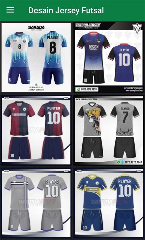 44 Desain Baju Futsal Di Android Desain Kaos Olahraga