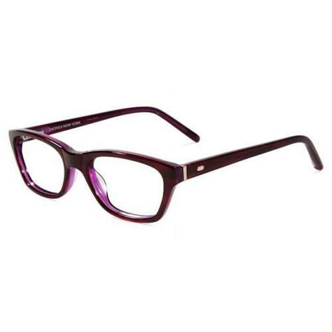 Jones New York Eyeglasses J221 Brown Purple 48mm