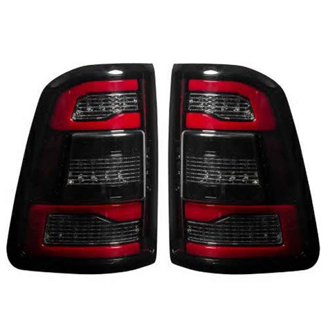 2019 24 Ram 1500 Oled Tail Lights Replaces Factory Oem Led Tail Lights Smoked Lens Rec