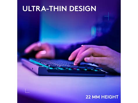 Logitech G515 Lightspeed Tkl Tactile Black Gaming Tastatur Uden
