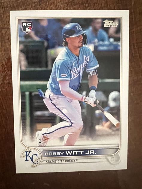 Mavin Topps 2022 Rookie Card Bobby Witt Jr SP Card Number 660