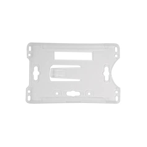 Porta Tarjeta De Plastico ABS Transparente Pack De 100 Unidades