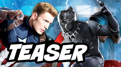 Captain America Civil War Vs Black Panther Fight Teaser Who Wins Youtube