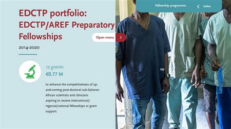 Edctp Aref Preparatory Fellowships International Partnerships Against