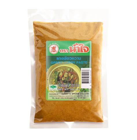 Green Curry Paste 500g Namjai Brand