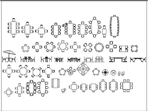 Comedor En Autocad Descargar Cad Gratis Kb Bibliocad