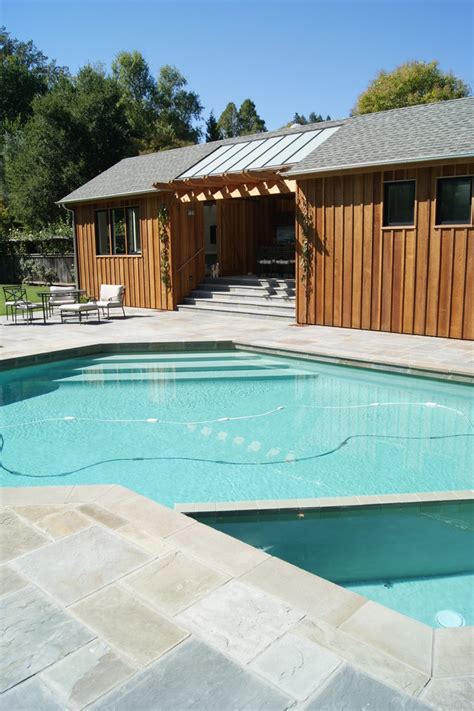 Pool And Pool House Contemporary Pool San Francisco By