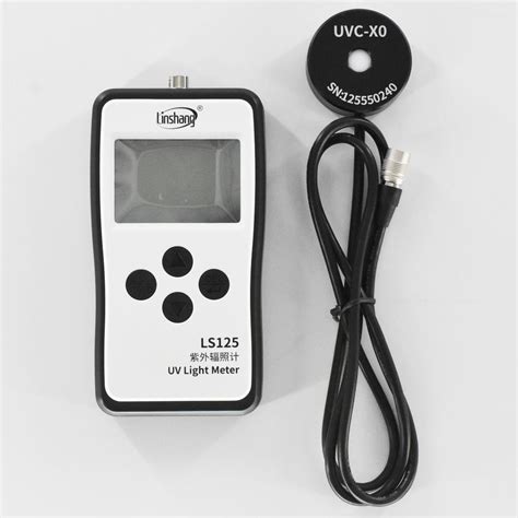 Uvc Light Meter Nm Uv Bactericidal Mercury Lamp Radiation Intensity