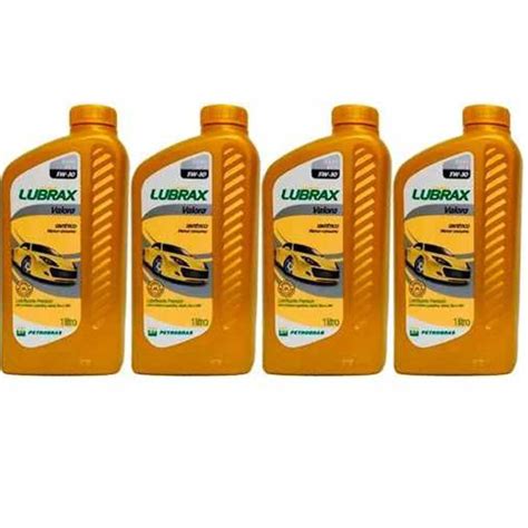 Kit 4 Litros Óleo Lubrificante Lubrax Valora Sintético 5W30 em Promoção