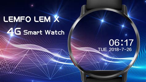 LEMFO LEM X Un Smartwatch Con Android Modem 4G Lte Y Pantalla HD