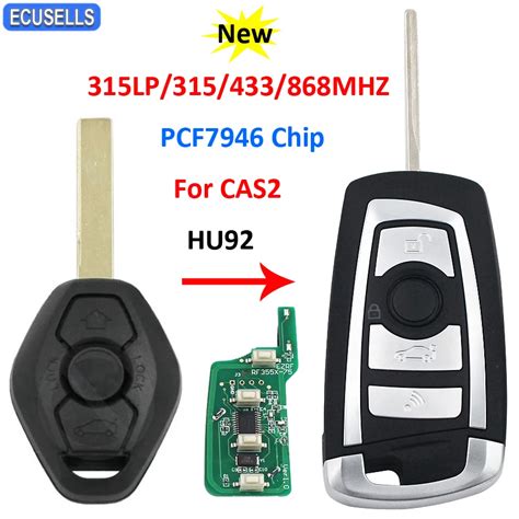 Modified Folding Remote Car Key For Bmw Cas Series X With