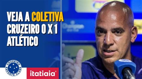 CRUZEIRO 0 X 1 ATLÉTICO CONFIRA A ENTREVISTA COLETIVA DE PEPA YouTube