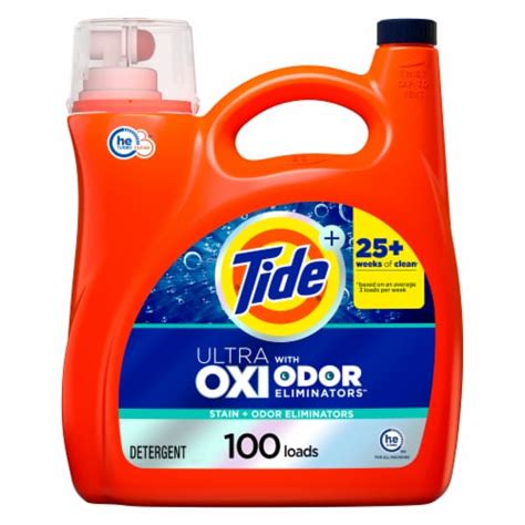 Tide He Ultra Oxi With Odor Eliminators Liquid Laundry Detergent