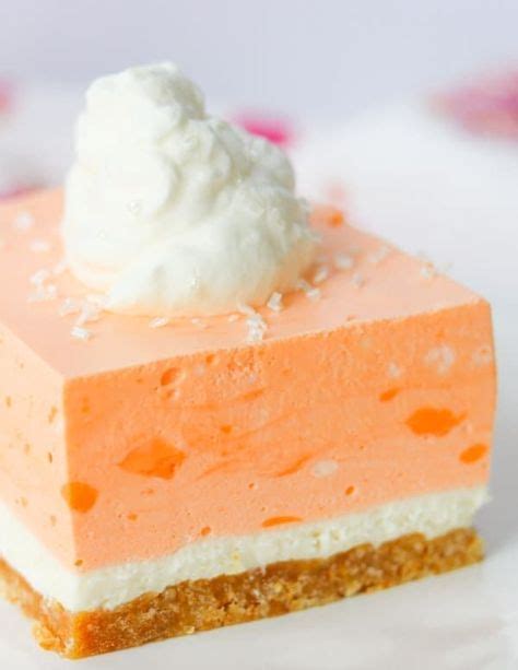 Orange Creamsicle Dream Bars No Bake Summer Desserts Jello Dessert