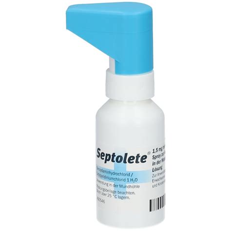 Septolete Mg Ml Mg Ml Spray Ml Shop Apotheke