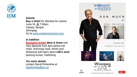 Worship For Justice In Winnipeg Whyte Ridge Baptist Church