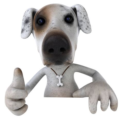 Dog Thumbs Up Three Dimensional Shape Jack Russell Terrier Stock Photos