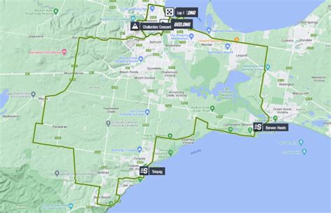 Profile Route Cadel Evans Great Ocean Road Race