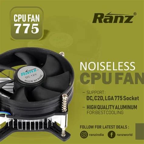 Cpu Cooling Fan at ₹ 399 | Intel CPU Fan in Ahmedabad | ID: 2850184018297