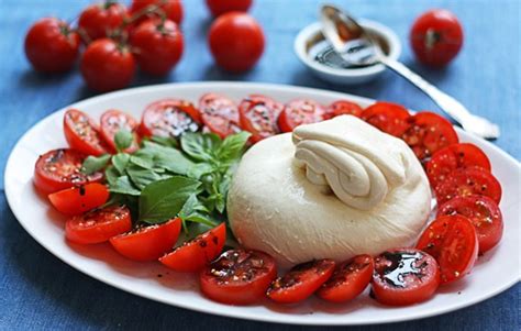 Caprese Salad With Burrata Cheese