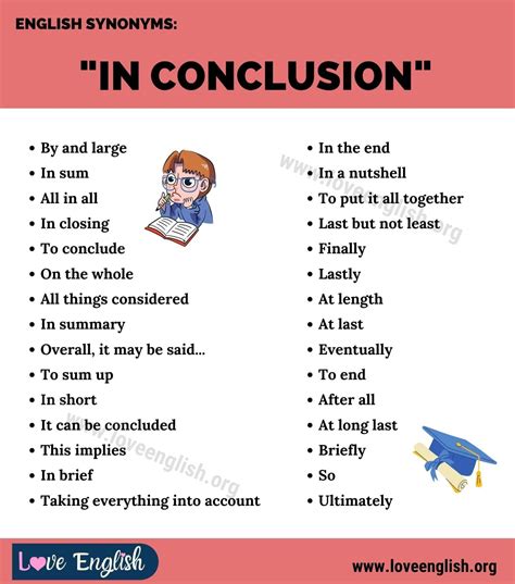 Another Word For In Conclusion Different Ways To Say In Conclusion