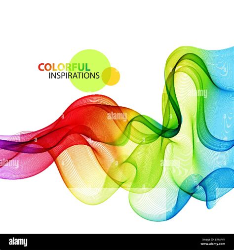 Abstract Colorful Wave Line Background Clipart