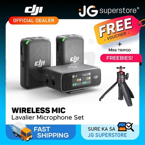 Dji Mic Dual Channel Ghz Wireless Microphone With M Transmission