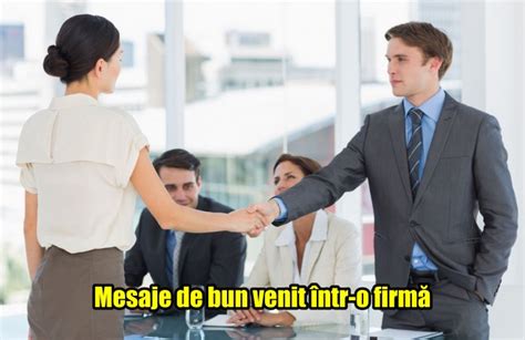 Mesaje De Bun Venit Intr O Firm