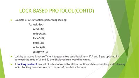 Lock Based Protocols Ppt