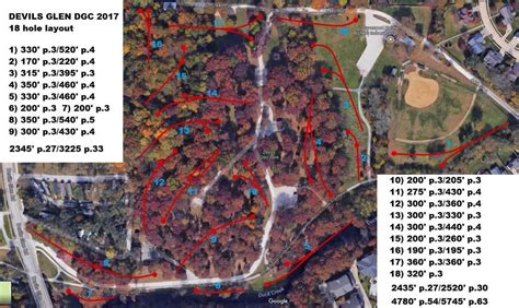 Devils Glen Disc Golf Course Professional Disc Golf Association