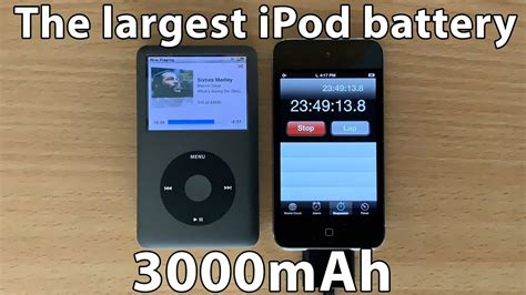 Testing The Largest Ipod Battery 3000mah Youtube