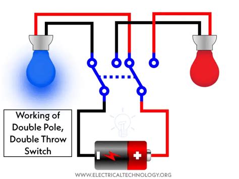 How To Wire Double Pole Double Throw Switch Wiring Dpdt