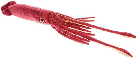 Soft Large Giant Red Squid Stuffed Animal Plush Pillow Toy Realistic